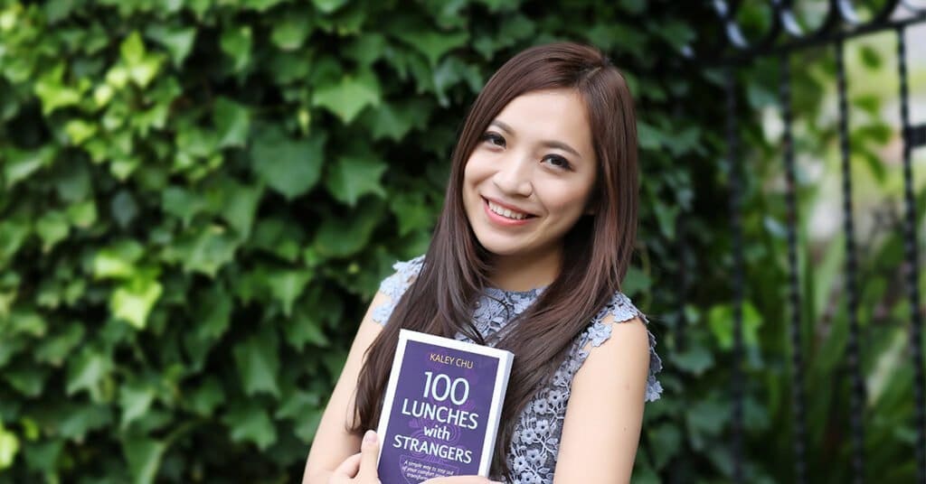 Breaking bread with strangers | Kaley Chu with book | Dental Resource Asia